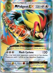 M Pidgeot EX Ultra Rare XY - Evolutions 65/108 NM - Picture 1 of 2