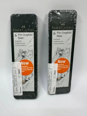 Lot of 2  Faber Castell Pitt Graphite Matt, 6pk - Image 1 of 2