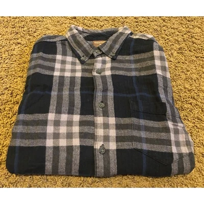 Great Northwest black/gray plaid flannel men's size medium 100% cotton - Image 1 of 4