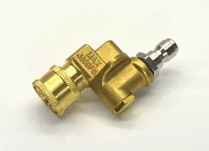 Acoplador pivotante fijo para puntas de lavadora a presión 4.500 PSI - Imagen 1 de 4