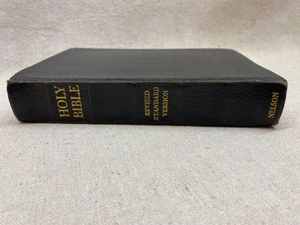 Holy Bible RSV Genuine Leather 1952 Thomas Nelson & Sons Revised Standard Illust - Picture 1 of 13