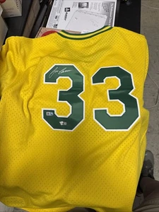 Jose Canseco Signed Mitchell & Ness Jersey Fanatics MLB COA - Picture 1 of 5