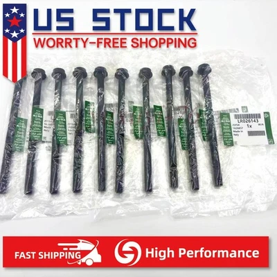 OEM For LAND ROVER LR4 Range Rover Range Rover Sport 10X Cylinder Head Bolts Foto 1 de 4