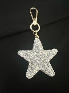 Bag Charm Shiny Star/ Pave Rhinestone - Picture 1 of 3