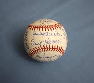 Béisbol autografiado por el equipo de los Tigres de Detroit 1989 26 sigs como nuevo con Trammel, Whitaker - Imagen 1 de 8