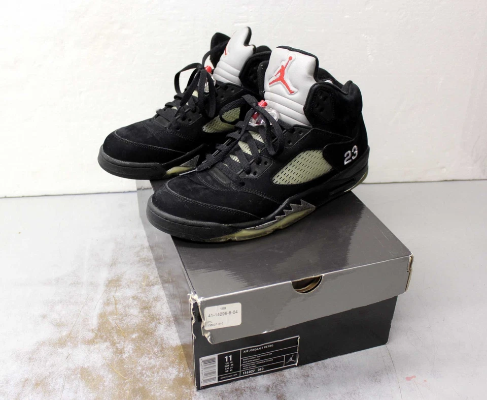 Air Jordan 5 2011 retro metálico (136027-010) talla 11 DS Foto 1 de 4