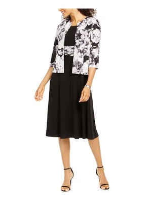 Chaqueta floral JESSICA HOWARD gris frente abierto para mujer talla: 6 Foto 1 de 4