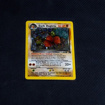Vintage Pokemon TCG Team Rocket - Dark Dugtrio Holo Rare - Near Mint - Bild 1 von 2