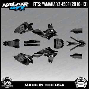 Graphics Kit for YAMAHA YZ450F (2010-2013) YZ 450F Turbo-smoke - Picture 1 of 4
