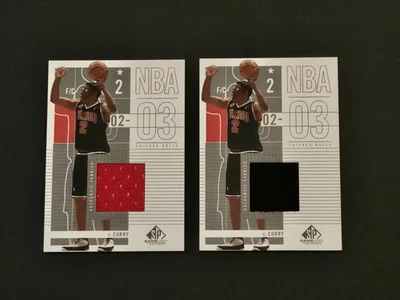 EDDY CURRY 2002-03 SP Game Used Edition Card Lot (2) Patch Relic #12 - Image 1 of 4