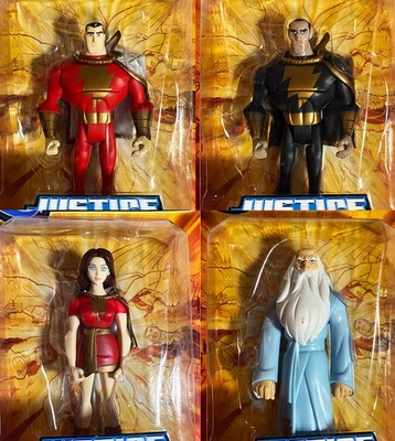 SHAZAM + Black Adam Mary Marvel Wizard - JLU Justice League Unlimited Mattel Exc Foto 1 de 4