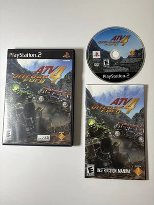 ATV Offroad Fury 4 (Sony PlayStation 2 PS2, 2006) CIB Complete w/Manual Tested - Image 1 of 4