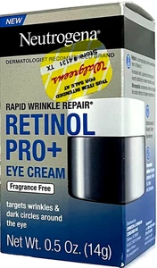 Neutrogena Rapid Wrinkle Repair Retinol Pro+ Eye Cream - Fragrance Free - 0.5 Oz - Picture 1 of 1