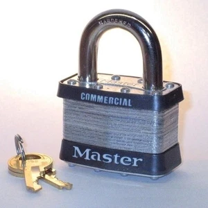 Master Lock Padlock 1MK Keyed Different With Master Supervisory Control Key - Picture 1 of 4