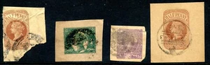 Great Britain Half Penny Stationery Postmark Used - Picture 1 of 4