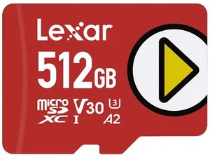 Lexar Play Carte Micro SD 512 Go Carte microSDXC UHS-I Jusqu'à 150 Mo/s en Le... - Zdjęcie 1 z 10