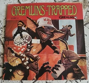Vintage Gremlins Adventures Mitlesen Schallplattengeschichte 4 Gremlins gefangen 1984 - Bild 1 von 15