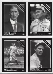 1992 The Sporting News Conlon Collection 4-Card Lot. No duplicates - Picture 1 of 2