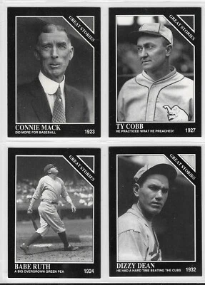 (4) different Hall of Famers 1992 The Sporting News Conlon Collection NR-MINT - Image 1 of 2