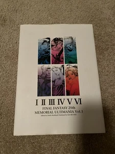Final Fantasy 25th Memorial Ultimania Vol 1 Hardcover Book I II III IV V VI - Imagen 1 de 5