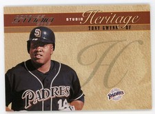 2005 Donruss Studio Heritage Tony Gwynn Insert #SH7 #/1000 Padres