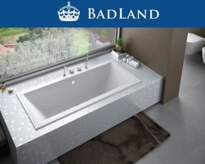 Badewanne Rechteck Wanne Acryl 170x75 180x80  Schürze Füße  Ablauf GRATIS - Bild 1 von 6