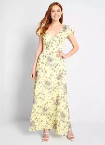 ModCloth You're Flowing Places Maxi Dress Size UK10 US 4 $129 NWT - Picture 1 of 8