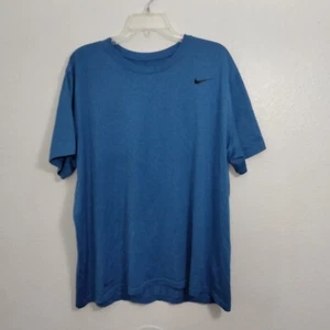 Camisa Nike Hombre Talla XXL Azul Activa Cuello Redondo Manga Corta  - Imagen 1 de 6