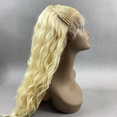 MLB38 Magic Lace Braid Wig #613 Platinum Blonde Lace Front Synthetic Wavy Wig - Image 1 of 4