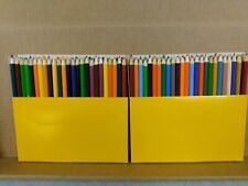 100 Random Broken Tip Crayola & Cra-Z-Art Colord Pencils #2