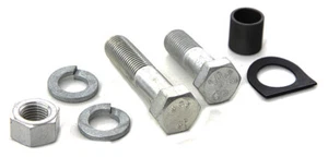 Cadmium PINCH & PIVOT BOLT & NUT SET for 1954 - 1976 Harley Kick Starter Arm - Picture 1 of 2