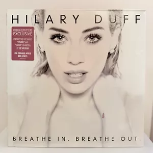 Hilary Duff Breathe In Breathe Out Exclusive Opaque Apple Red Colored Vinyl NEW - Picture 1 of 3