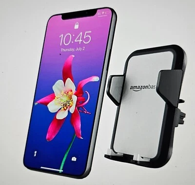 Soporte universal para smartphone para ventilación de aire de coche, gris Foto 1 de 4