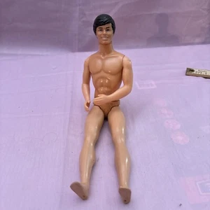 Vintage Ken Doll Tan 1968 Body 1983 Head Brown Hair Blue Eyes - Stains - Picture 1 of 16