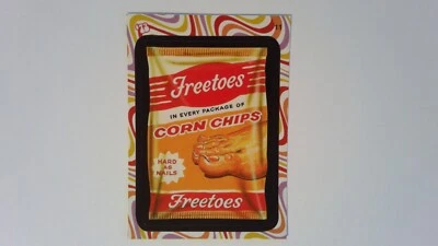 2008 Wacky Pack Flashback Series 2 #11 Freetoes Corn Chips Fritos Packages WP1 - Image 1 of 2