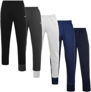 ✅SLAZENGER Fleece OPEN Herren Jogging Hose M L XL XXL 3XL 4XL 5XL Training Sport - Picture 1 of 27