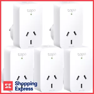TP-Link Smart WiFi Plug 2 3 4 5 Pack 10A Tapo P110 Mini Smart Wi-Fi Socket - Picture 1 of 6