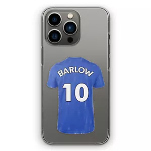 Custodia telefono iniziale personalizzata per Motorola G/OnePlus calcio cover rigida trasparente - Foto 1 di 11