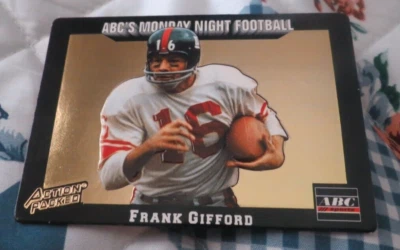 (10) 1993 Embossed  Action Packed | ABC'S Monday Night Football Cards - Image 1 of 4