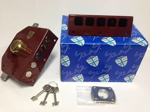 SERRATURA SIAS 6200 CON POMOLO DESTRA SOVRAP. TRIPLICE A POMPA SENZA SCIVOLO - Foto 1 di 2