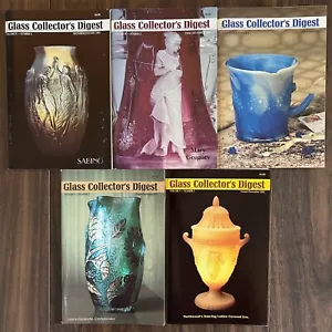 5 Issues of Glass Collector's Digest ~ 1991 - Foto 1 di 11