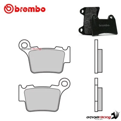 Brembo Carbon Ceramic Husaberg FE350E 4T Rear Brake Pads 2013-2014 - Image 1 of 4