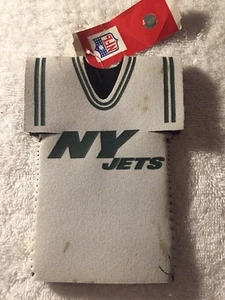 NEW YORK JETS J-E-T-S NEOPREN FLASCHE KOOZIE COOZIE KÜHLBOX HALTER - Bild 1 von 4