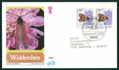 GERMANY FDC 1984 FAUNA INSECTS INSECT INSEKTEN INSECTES ff35 - Image 1 of 2