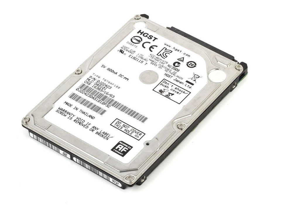 160 GB SATA Hitachi Internal 5400 RPM 2.5 HTS545016B9SA00 - Image 1 of 1