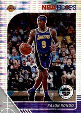 2019-20 Panini Hoops Premium Pulsar Prizm #273 Rajon Rondo Lakers NM-MT