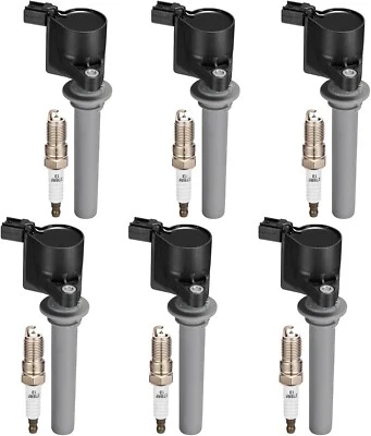 6 Bobinas de encendido bujías para Ford Escape 2001-2008 Mazda Tribute 2001-2006 Foto 1 de 3