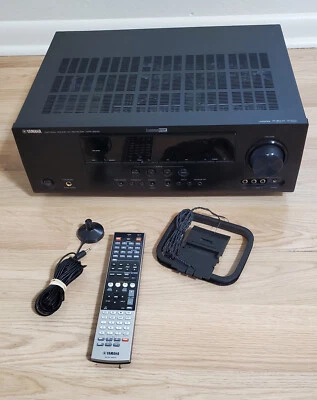 Yamaha HTR-6240 HDMI Natural Sound Receiver W/OEM Remote Mic Antenna 270W Bundle - Image 1 of 4