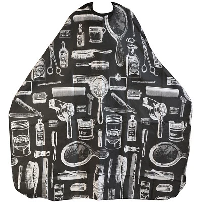 Trixes Friseurkleid gemustert NEU Erwachsenengröße Salon Friseur Umhang Körperkleid