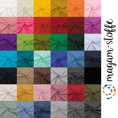 MAGAM-Stoffe "Theo" French Terry Sweat uni einfarbig ÖKO-TEX Meterware ab 50cm - Bild 1 von 4